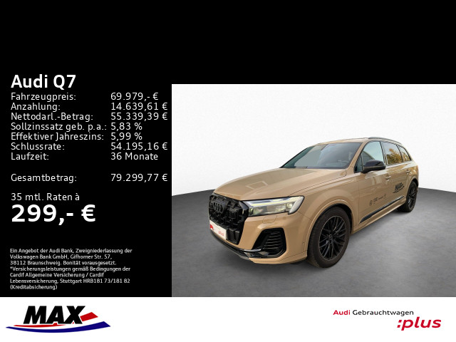 Q7 50 TDI quattro S LINE ALLRADL+MATRIX+PANO+AHK+STHZ