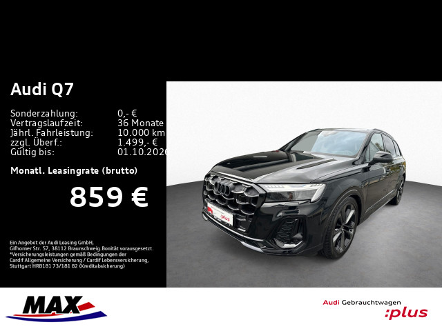 Q7 50 TDI QUATT 7-SITZER S LINE MATRIX+AHK+PANO+