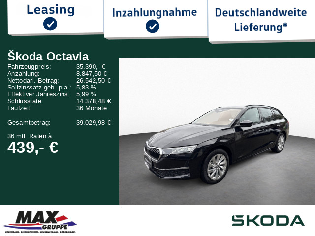 Octavia Combi 1.5TSI mHEV MATRIX-LED*DSG*NAVI