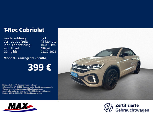 T-Roc Cabriolet 1.5 TSI R-LINE KARMANN MATRIX+KAMERA+AHK
