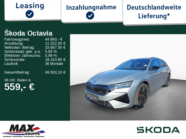 Octavia Combi RS 2.0TSI 195KW PANO*360°*LED*HUD