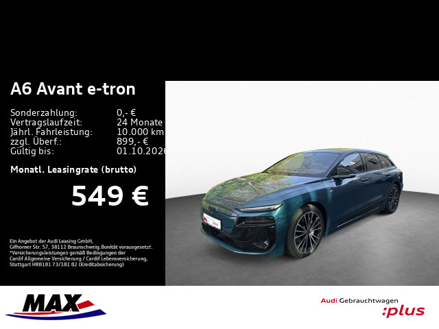 A6 Avant e-tron QUATT S LINE MATRIX+PANO+AHK+B&O