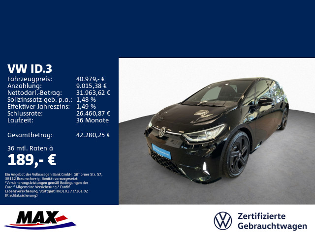 ID.3 GTX +IQ.LIGHT+PANO+NAVI+AR HUD+