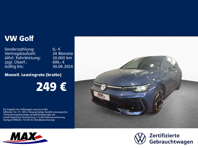 Golf VIII 2.0 TDI DSG R-LINE IQLIGHT+PANO+AHK+HUD