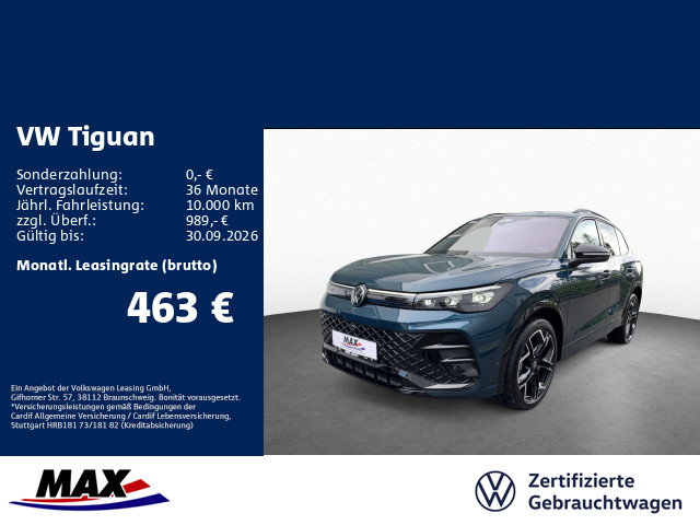 Tiguan 1.5 eHYBRID R LINE IQ.LIGHT+AHK+PANO+ACC
