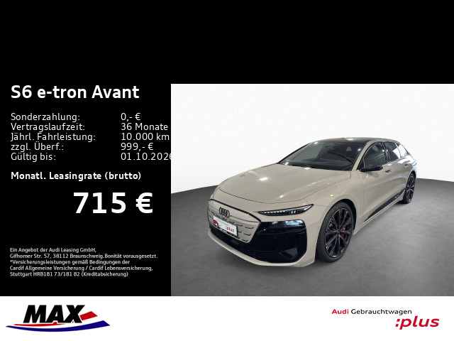 S6 Avant e-tron QUATT EDITION ONE MATRIX+PANO+AUGM+AHK