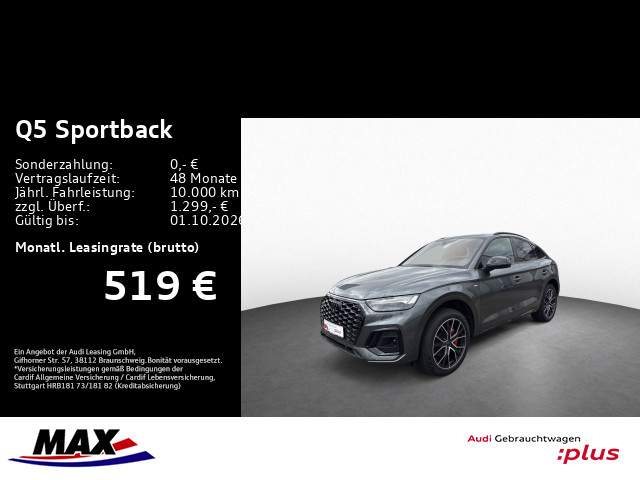 Q5 Sportback 55 TFSI e S line BUSINESS QUATTRO MATRIX+KAM+AHK