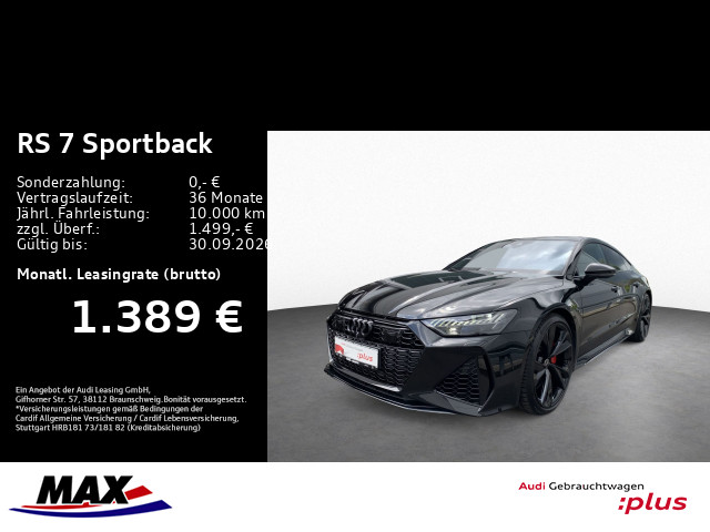 RS7 Sportback 280KM/H+MATRIX+SAGA+PANO+360°+HUD+STDHZG