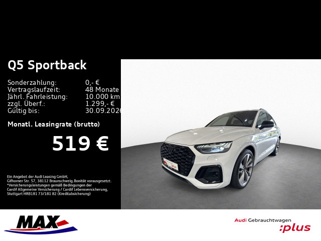Q5 Sportback 55 TFSI e S-LINE quattro MATRIX+PANO+KAM+AHK+HUD