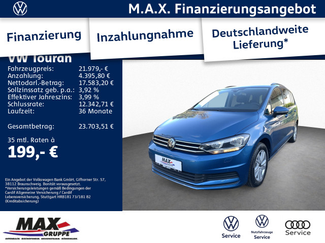 Touran 2.0 TDI COMFORTLINE 7 SITZE+KAMERA+PDC+ACC