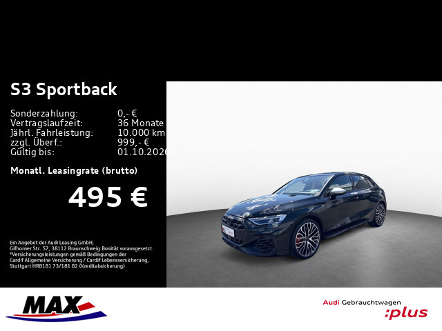 S3 Sportback TFSI SONOS+MATRIX+PANO+360°+HUD+