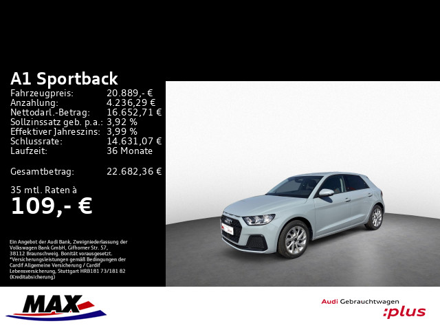 A1 Sportback 30 TFSI ADVANCED VCP+NAVI+SMARTPHONE INTERFACE