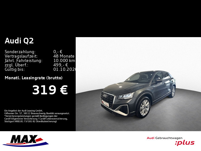 Q2 35 TFSI S LINE LED+KAMERA+VCP+AHK+NAVI