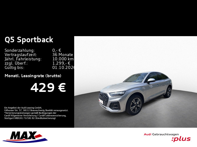 Q5 Sportback 50 TDI S LINE HUD+360°+MATRIX+AHK+OPTIK