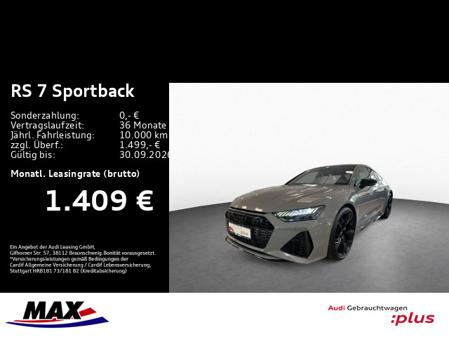 RS7 Sportback 305KM/H+KERAMIK+UPE174+MATRIX+PANO+360°