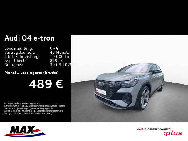 Q4 e-tron 45 QUATTRO S LINE MATRIX+PANO+AHK+360°