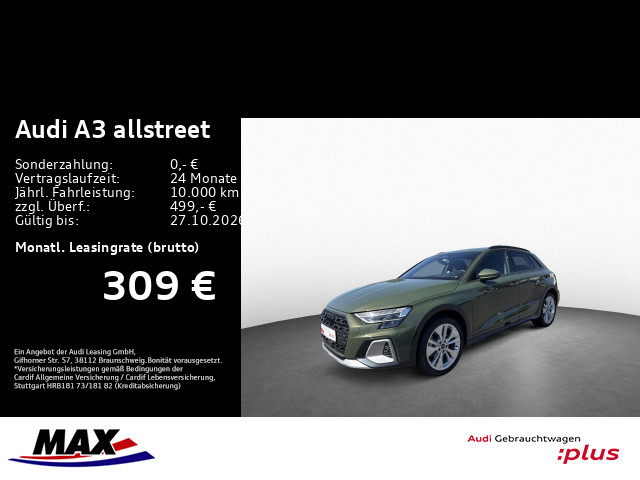 A3 allstreet TDI LED+KAMERA+DCP+PDC+AHK+STHZ+