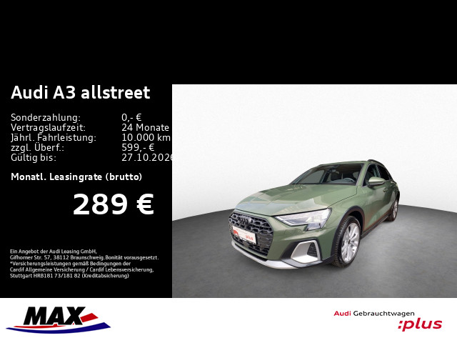 A3 allstreet TDI LED+KAMERA+DCP+AHK+SMARTPHO INT