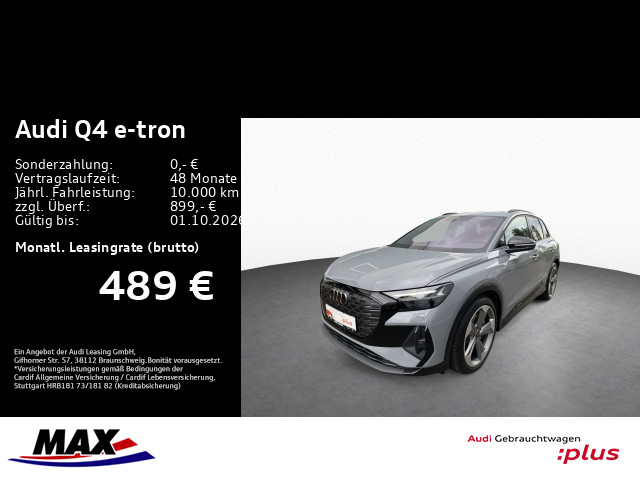 Q4 e-tron 45 QU S LINE MATRIX+PANO+360°+AUGM HUD+AHK