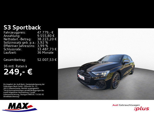 S3 Sportback TFSI MATRIX LED+PANO+360°+HUD+VCP+