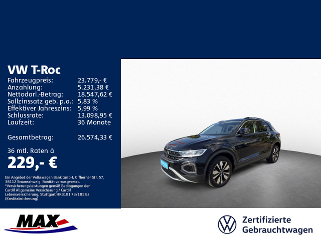 T-Roc 1.5 TSI LIFE MOVE DSG LED+KAMERA+ACC+DCP+PDC