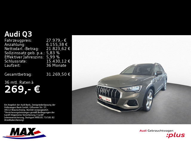 Q3 35 TFSI ADVANCED LED+KAMERA+ACC+AHK+DCP+APP