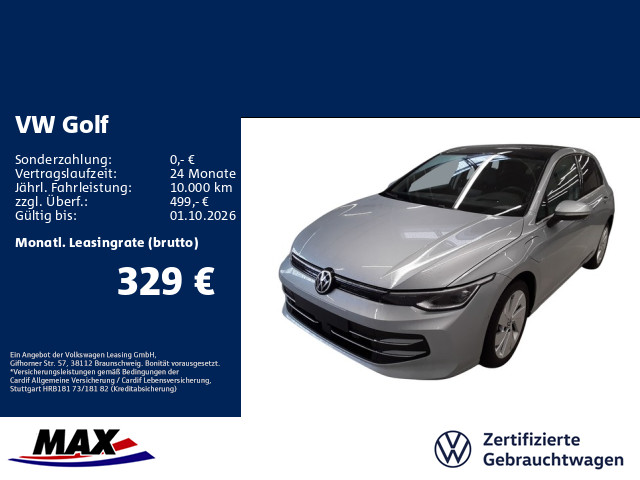 Golf VIII 1.5 TSI eHYBRID STYLE IQ LIGHT+PANO+KAM+AHK