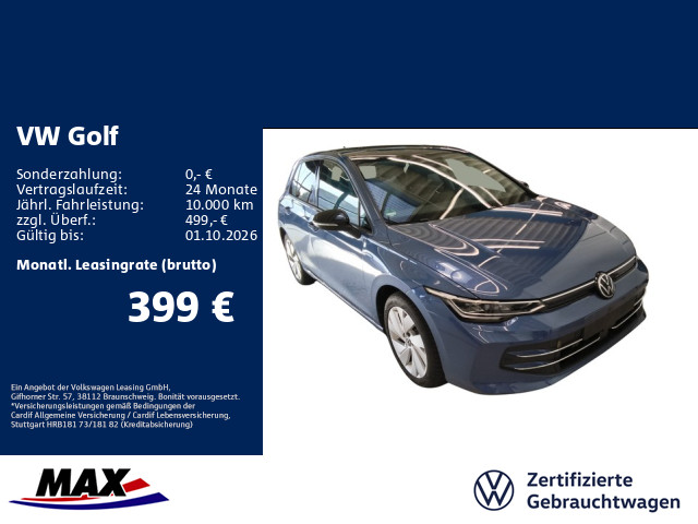 Golf VIII 1.5 eHybrid DSG ENERGY LED+AHK+PANO+ACC