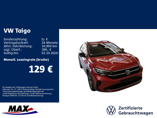 Taigo 1.0 TSI ENERGY LED+APP+ACC+DCP+PDC+ALU+SHZ