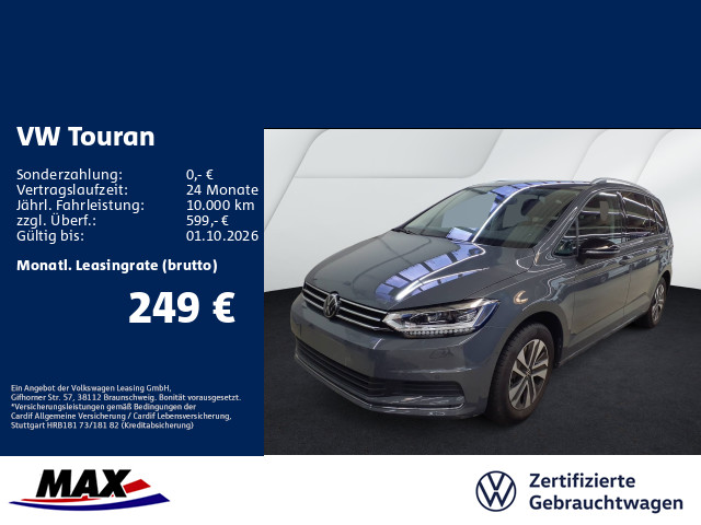 Touran 1.5 TSI DSG ENERGY 7-SITZER IQ.LIGHT+AHK+