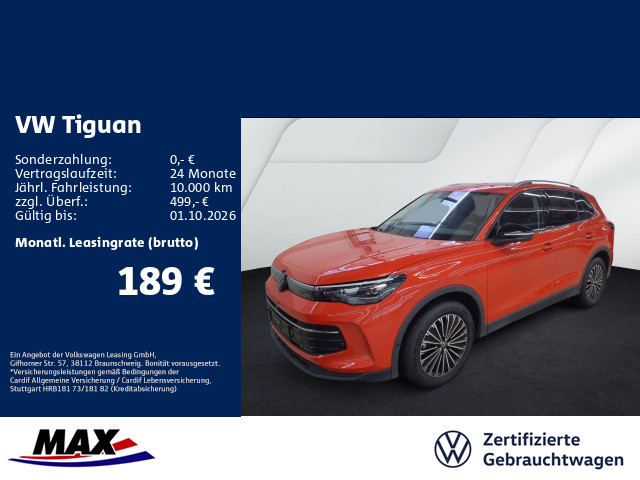 Tiguan 1.5 eTSI DSG GOAL LED+AHK+ACC+APP+DCP+ALU