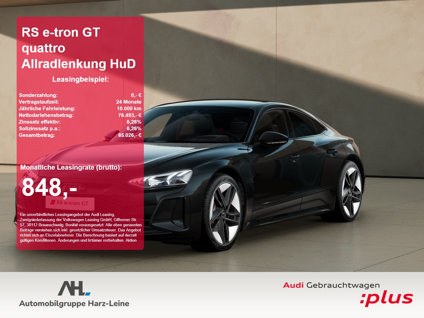 RS e-tron GT quattro Allradlenkung HuD 360 ACC