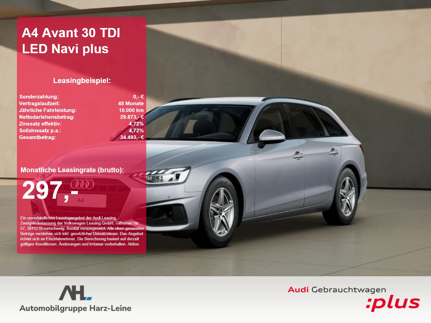 A4 Avant 30 TDI LED Navi plus AUT DynLicht LED