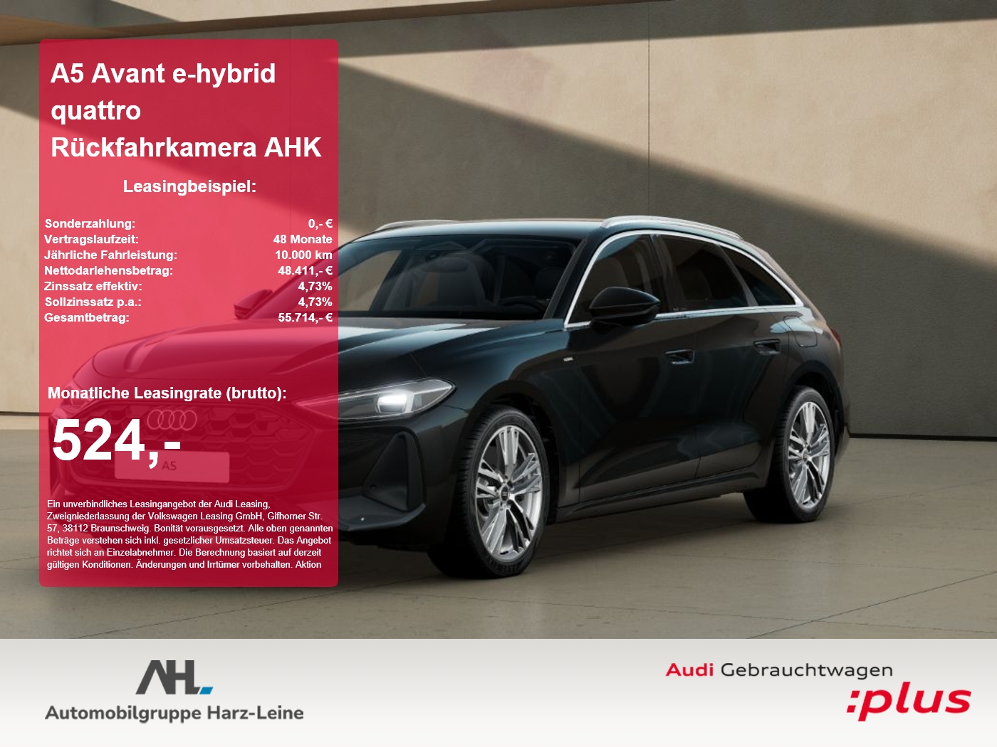 A5 Avant e-hybrid quattro R&uuml;ckfahrkamera AHK ACC