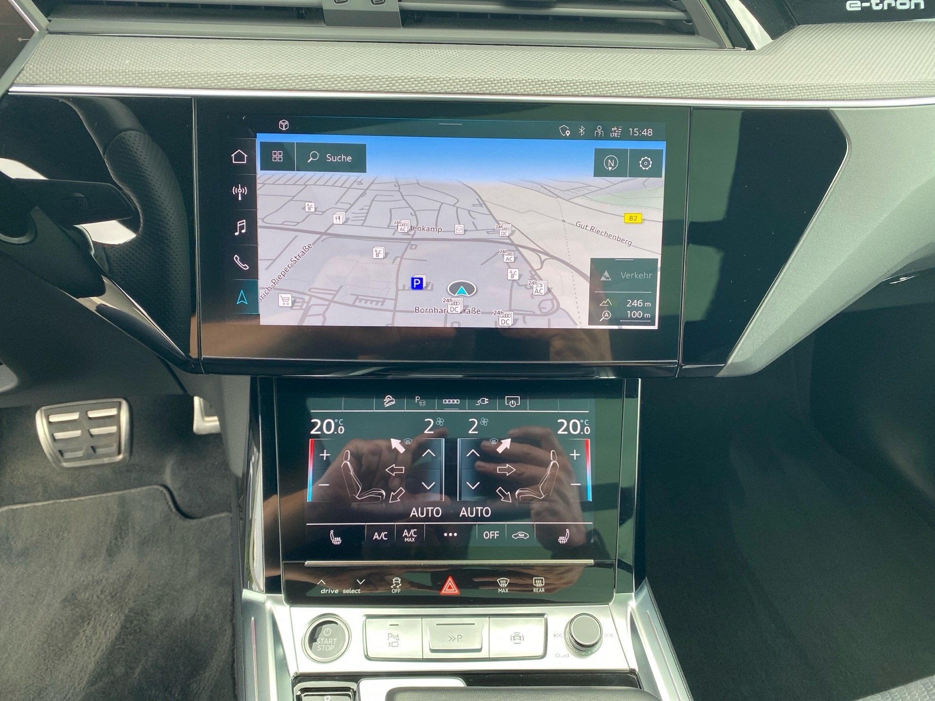 Q8 e-tron 55 S line Edition quattro Matrix Navi AHK ACC Pano