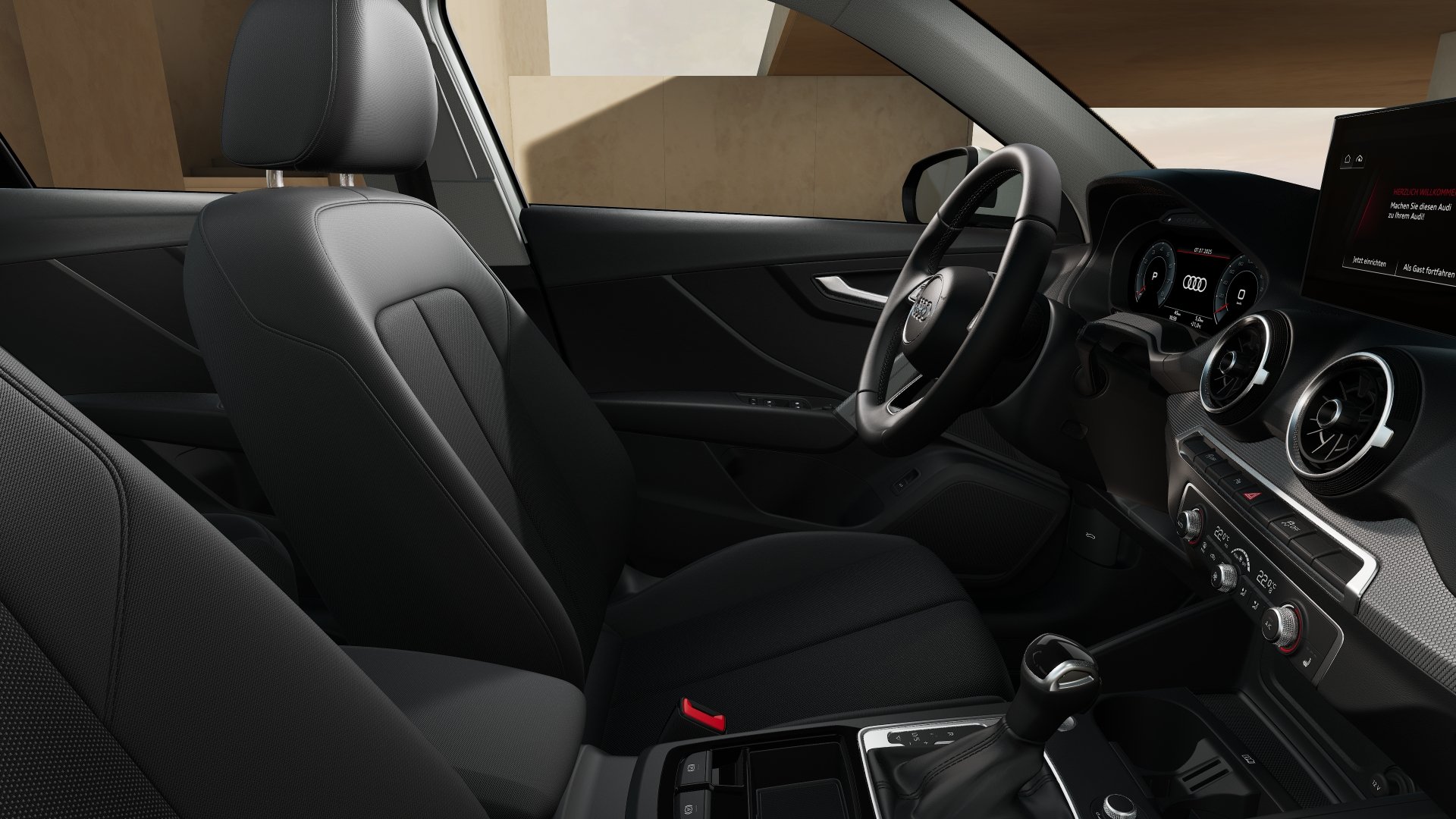 Q2 35 TFSI advanced S-tronic Matrix AHK GRA Optik schwarz