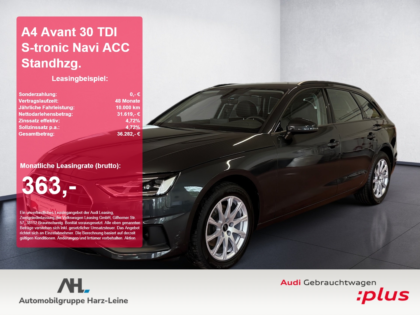 A4 Avant 30 TDI S-tronic Navi ACC Standhzg. ACC