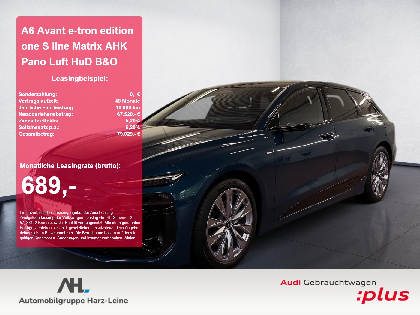 A6 Avant e-tron edition one S line Matrix AHK Pano Luft...