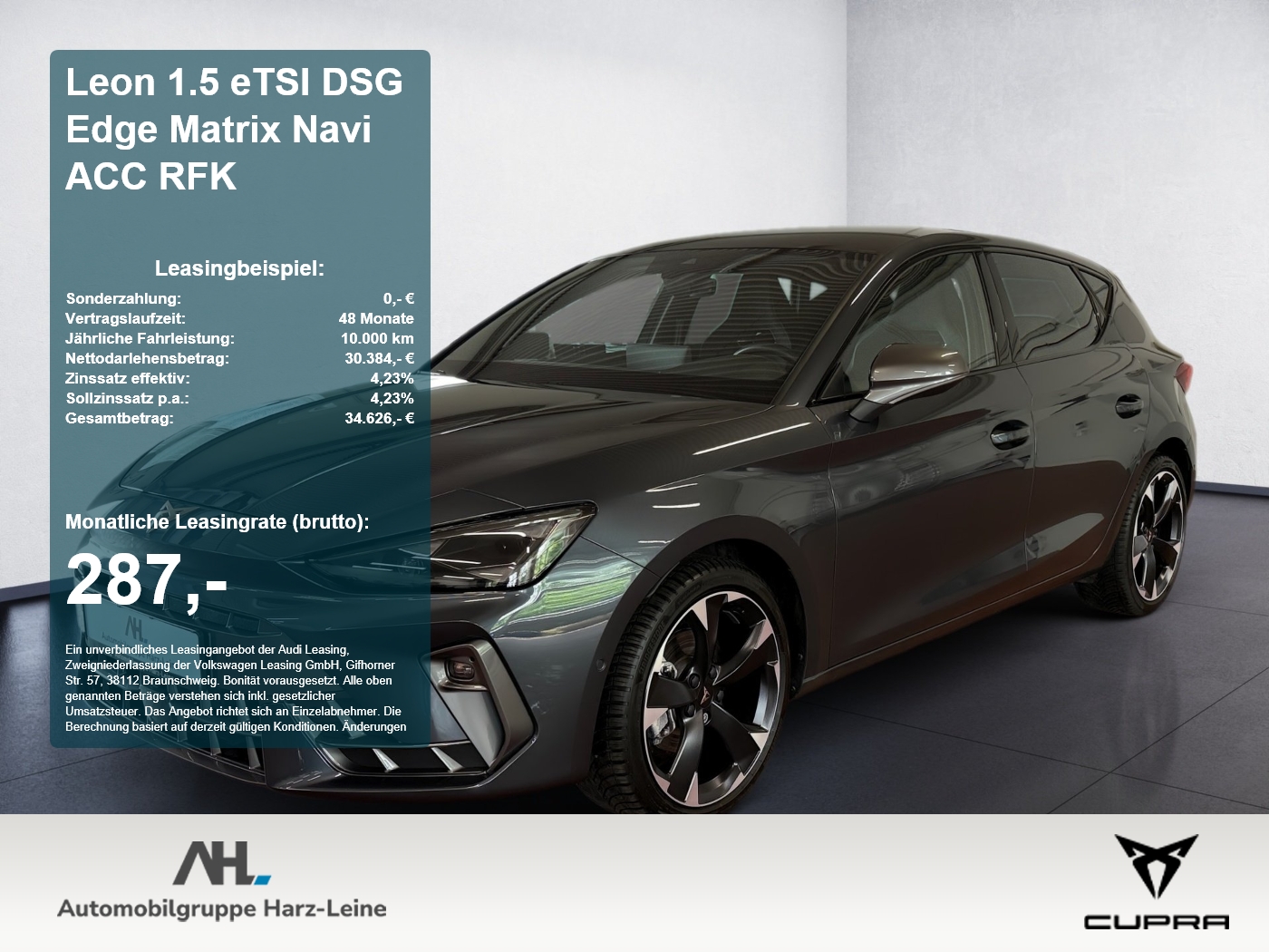 Leon 1.5 eTSI DSG Edge Matrix Navi ACC RFK ACC