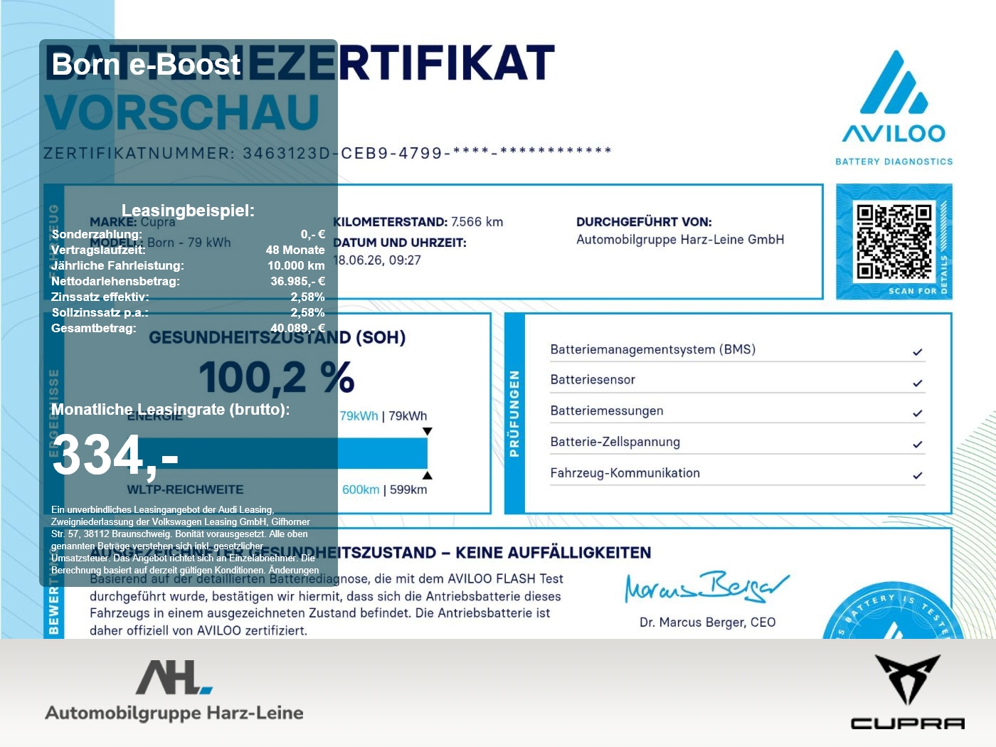 Born e-Boost 360 LM