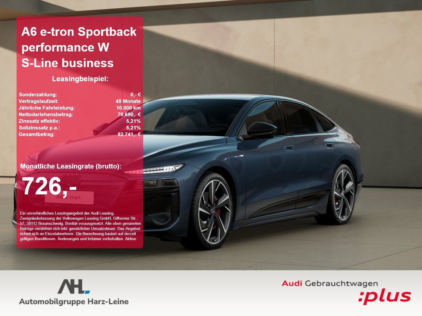 A6 e-tron Sportback performance W S-Line business